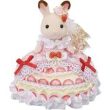 Sylvanian Families Freya’nın Doğum Günü Çilekli Pasta Elbisesi - Standart