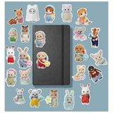 Sylvanian Families Sticker Paketi/bullet Journal Defter Çıkartma Ajanda Laptop Etiket - Option-1 - -50 C
