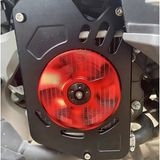 Sym Aksesuar Jet x 125 Modifiye Radyatör Koruma Kapağı (Kırmızı) Metal Parça