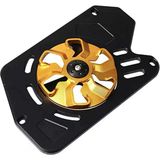 Sym Aksesuar Jet x 125 Modifiye Radyatör Koruma Kapağı (Sarı) Metal Parça