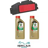 Sym Gts250 Castrol Yağ Ve Hava Filtre Bakım Seti Bs0027