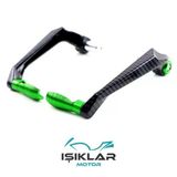 Sym Gts250 Evo Manet Koruma Karbon Detaylı Yeşil Renk-Imk210