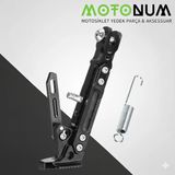 Sym Max Sym 400 Yükseklik Ayarlı Metal Yan Sehpa-Siyah Detaylı-Ayk0996
