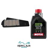 Sym Orbit 50 Motul Yağ Ve Hava Filtre Bakım Seti Bs0029