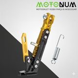 Sym Orbit 50 Yükseklik Ayarlı Metal Yan Sehpa-Sarı Detaylı-Ayk0706