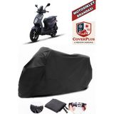 Sym Orbit Iı 125I Siyah Motorsiket Brandası Motor Örtüsü Çadır Su Geçirmez Motosiklet Kılıfı Motor Brandası - Siyah- Arka Çanta UYUMSUZ