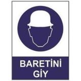 Sym STW011 Baretini Giy Uyarı Levhası