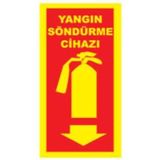 Sym STW036 Yangın Söndürme Cihazı Uyarı Levhası