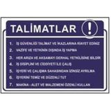 Sym STW043 Talimatlar Uyarı Levhası