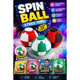 SYN AKSESUAR Spin Ball Döner Stres Topu – El Egzersiz, Odaklanma ve Rahatlama Oyuncağı