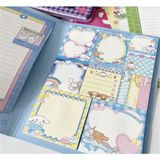 Syn İletişim Sanrio Cinnamoroll Kawai Kore Japon Kırtasiye Ofis Postit Yapışkanlı Kağıt Set (Yurt Dışından Getirildi