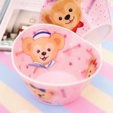 Syn İletişim Sanrio Kawaii Disney Duffy Teddy Bear Ayı Shelliemay Anime Tabak Kase Melamin Doğum Günü Hediye Çocuk