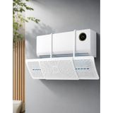 Sync Ticaret Ayarlanabilir Klima Yönlendirici Aparat 56-95 cm /hava Yönlendirici Deflektör / Rüzgar Önleyici / Sp - Sarı