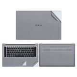 SyncCase Huawei MagicBook 16 Pro 2021 Laptop Sticker HYM-W76 Uyumlu, Honor MagicBook 16 Pro Koruyucu Laptop Kaplama, Üst Alt Kasa ve Palmrest Sticker Gri