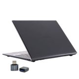 SyncCase Huawei MateBook X 13 Kılıf Uyumlu Kristal Parlak Şeffaf Sert Hard Case İnce Hafif Parmak İzi Bırakmayan Koruma 2020-2021 Siyah