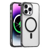 SyncCase iPhone 16 Kılıf MagSafe Manyetik Uyumlu Yarı Saydam Mat Darbe Emici PC + TPU Sert Koruma Lens Yükseltilmiş Siyah
