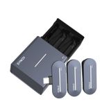 SYNCO Android telefon için kablosuz yaka mikrofonu C tipi 2'si 1 arada tak çalıştır 2.4G kablosuz mikrofon, şarj kutusu ile 150 m iletim aralığı gürültü önleyici mikrofon, video kaydı için