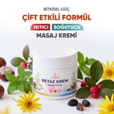 Synem Beyaz Krem Isıtıcı Ve Soğutucu Çift Etkili Masaj Kremi Arnika At Kestanesi Kafur Nane 100 Ml