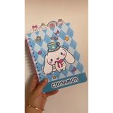 synshop Cinnamoroll Çizgili Ayraçlı Spiralli Defter Okul Ofis Kırtasiye İhtiyaçları Lüx Hediyelik