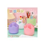synshop Kawaii Masa Üstü Kalemlik Kalem Makyaj Kutusu 360 Derece Döner Düzenleyici Organizer Hediyelik