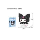 synshop Kuromi Sanrio Y2k Yap Boz Puzzle Eğitici Brıcks 226 Parça Hediye