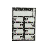 synshop Kuromili Defter Kitap Etiketi 1 Paket için 3 Farklı Renk 24 Adet