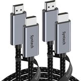 Syntech 4K HDMI Kablo | Ultra Hd 60Hz Destekli HDMI 2.0 Kablo | Tv, Monitör, Projektör ve Oyun Konsolları ile Uyumlu - Gri - Metal