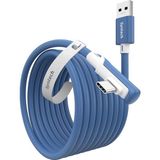 SYNTECH 5 M Usb-C Vr Kablo – Quest2/quest Pro/pico 4 Uyumlu Yüksek Hızlı Bağlantı Kablosu MAVİ