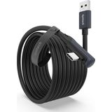 SYNTECH 5 M Usb-C Vr Kablo – Quest2/quest Pro/pico 4 Uyumlu Yüksek Hızlı Bağlantı Kablosu SİYAH