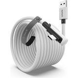 SYNTECH 6 M Usb-C Vr Kablo – Quest2/quest Pro/pico 4 Uyumlu Yüksek Hızlı Bağlantı Kablosu BEYAZ