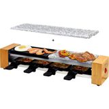 Syntrox Almanya Raclette Emaye Olert, Çıkarılabilir Plakalı, Masa Izgarası, 4 Kişilik, Yapışmaz Kaplamalı, 600 Watt, Yapışmaz Kaplamalı, Raclette Izgara, Izgara Aksesuarları, 4 Kg, Elektrikli Izgara - Siyah