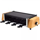 Syntrox Almanya Raclette Izgara Seti Murtel, Çıkarılabilir Plakalarla 1200W, Yapışmaz Kaplama, Plaka Izgarası, Çalışma Gösterge Işığı, Temizlemesi Kolay, Paslanmaz Çelik Kapak