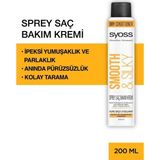 Syoss 200 ml Smooth & Silky Sprey Saç Bakım Kremi Anında Pürüzsüzlük ve Kolay Tarama Sunar