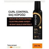 Syoss Curl Control Tutuş 2 Saç Köpüğü 250 ml Bukle Belirginleştirme Etkisi ile Elektriklenmeye Karşı