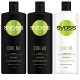 Syoss Curl Me Bukle Belirginleştirici 2x500 ml Şampuan+500 ml Saç Kremi Seti