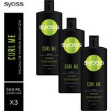 Syoss Curl Me Şampuan 500 ml x 3 Adet