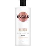 Syoss Keratin Saç Kremi 500 ml Mavi Lotus Özlü Güçsüz ve Kolay Kırılan Saçlar İçin Derinlemesine Bakım - 1