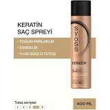 Syoss Keratin Saç Spreyi, 400 ml x 2 Paket, 3'ü 1 Arada Stil Bakım Koruma