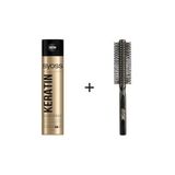 Syoss Keratin Saç Spreyi Ekstra Güçlü Tutuş 400 ml & Hydra Profesyonel Saç Fön Fırçası Seti