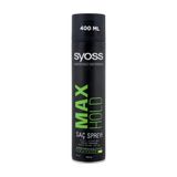 Syoss Max Hold Saç Spreyi, 400 ml, Siyah