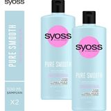 Syoss Micellar Şampuan Silikon ve Paraben İçermeyen 500 ml X 2 Kadın Kullanıcılar İçin
