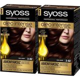 Syoss Oleo Kızıl Kahve 3-82 2'li Set Saç Boyası