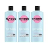 Syoss Pure Smooth Micellar 3x500 ml Şampuan