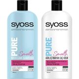 Syoss Pure Smooth Mıcellar Şampuan 500 ml+ Agırl. Sac Kremi