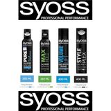 Syoss Pure Volume Saç Köpüğü 250ml, Max Hold Köpük 250ml, Volume Lift Sprey 400ml, Style Plex Sprey 400ml, Set