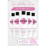 Syoss Saç Dökülmelerine Karşı 5x500 ml Saç Kremi + Şampuan Fırçası