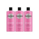 Syoss Saç Dökülmesine Karşı Şampuan, 500 ml x 3 Adet Set, Pembe