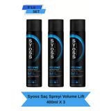 Syoss Saç Spreyi Volume Lift 400 ml - 3 Adet - Hacim Artırıcı