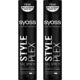 Syoss Style Plex 400 Ml X 2 Saç Spreyi Kırılma Karşıtı Özellik ile Tüm Saçlar için Bakım