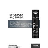 Syoss Style Plex 48 Saat Extra Güçlü Saç Spreyi NO:4 400 ml..MİRACLE160709